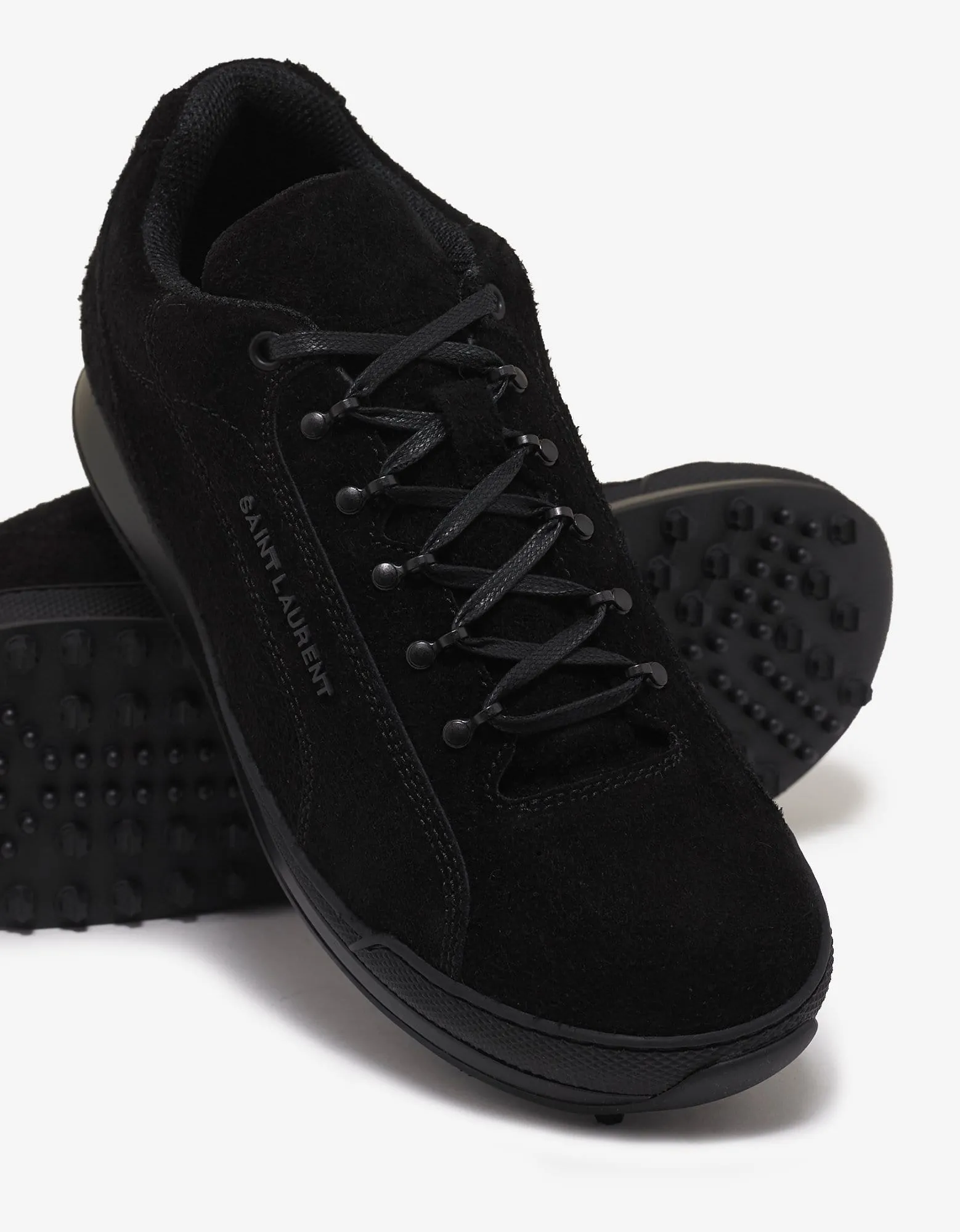 Saint Laurent Black Suede Leather Jump Trainers sold by Zoo Fashions product image thumbnail 5