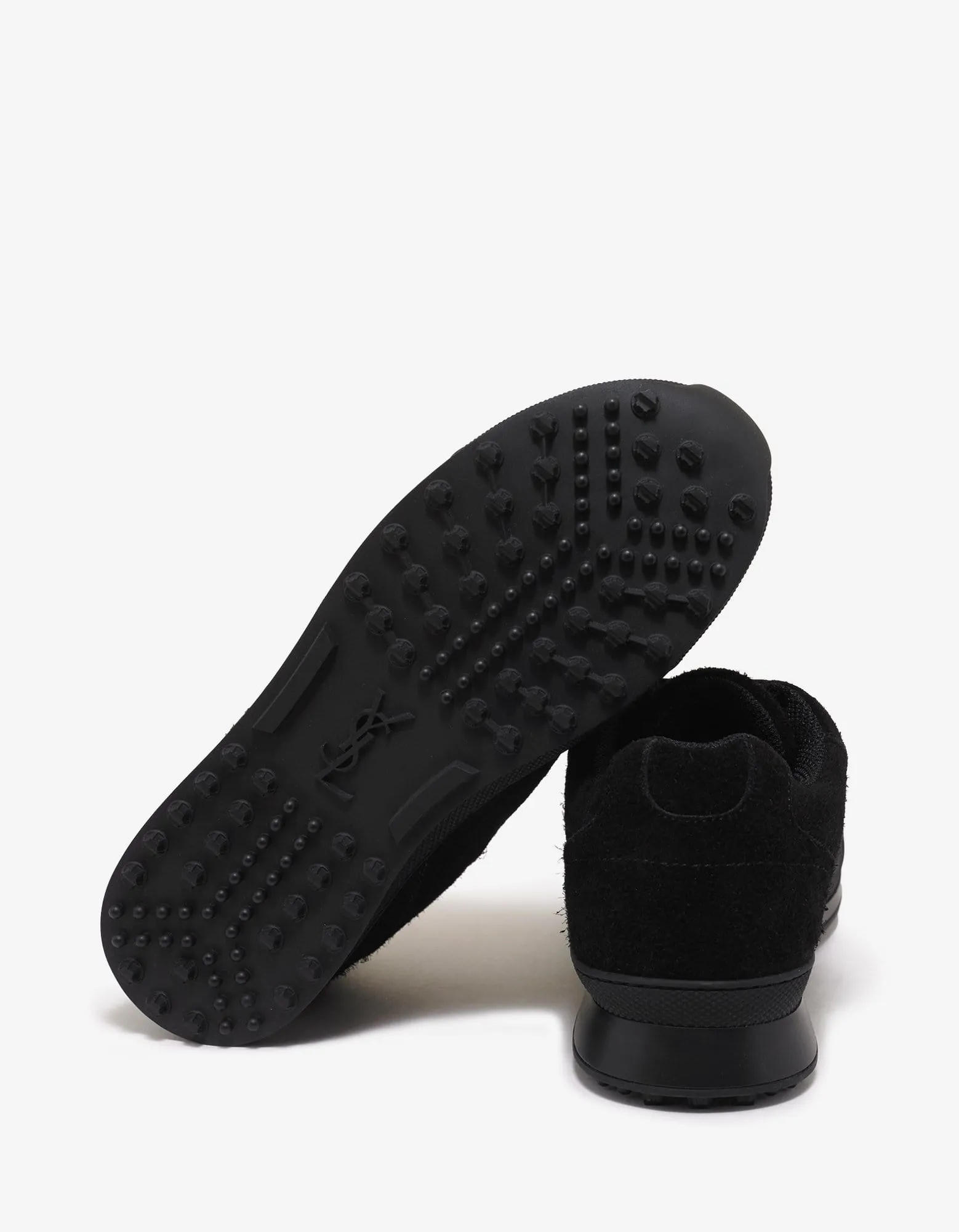 Saint Laurent Black Suede Leather Jump Trainers sold by Zoo Fashions product image thumbnail 3
