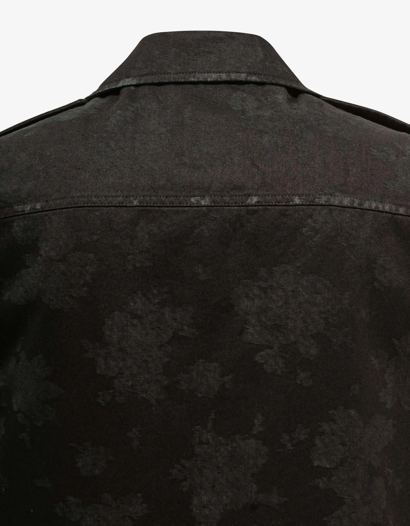 Saint Laurent Black Floral Sleeveless Jacket sold by Zoo Fashions product image thumbnail 4