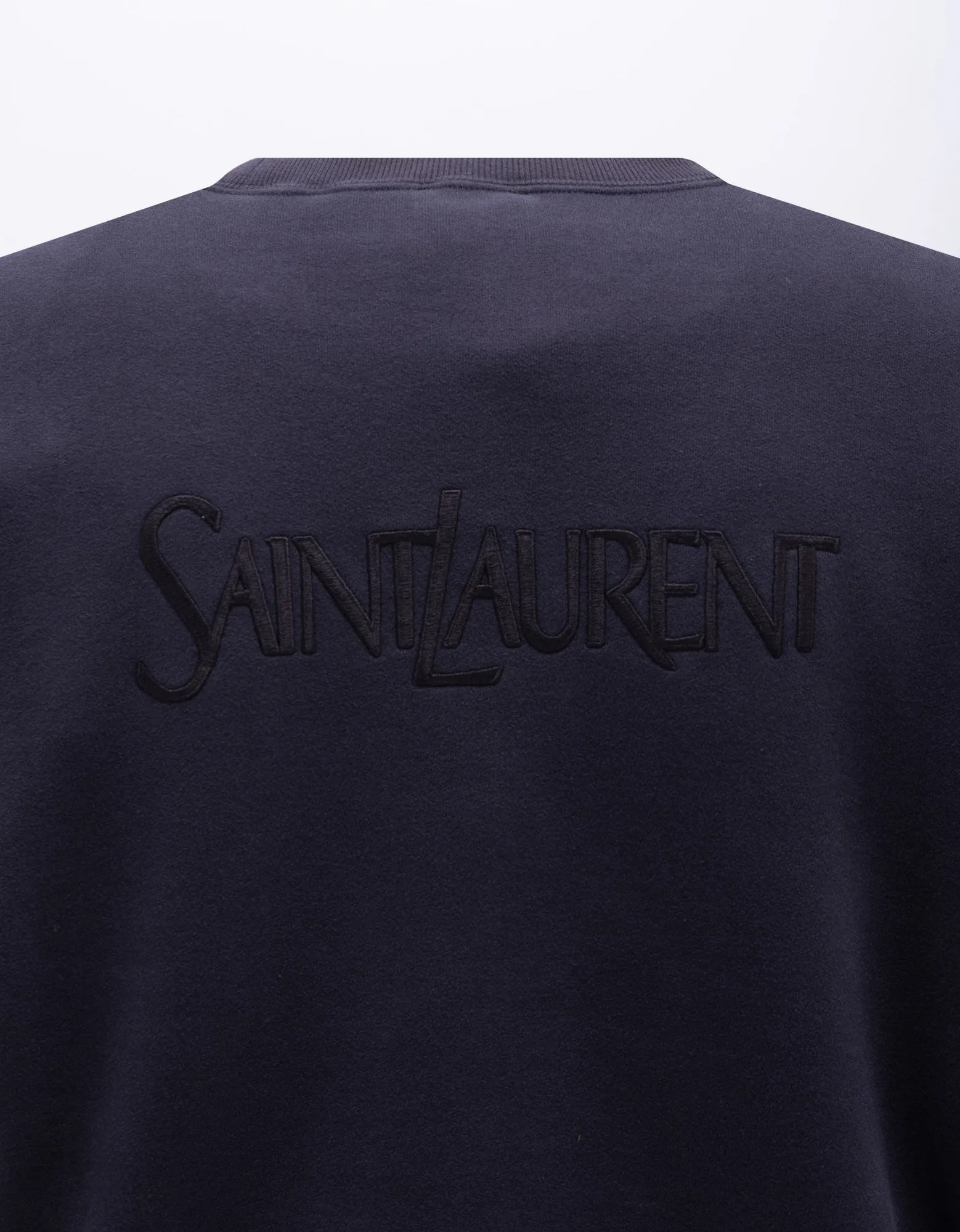 Saint Laurent Blue Logo Sweatshirt sold by Zoo Fashions product image thumbnail 3
