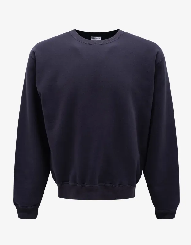 Saint Laurent Blue Logo Sweatshirt made by Zoo Fashions