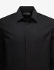 Saint Laurent Black Slim Shirt sold by Zoo Fashions