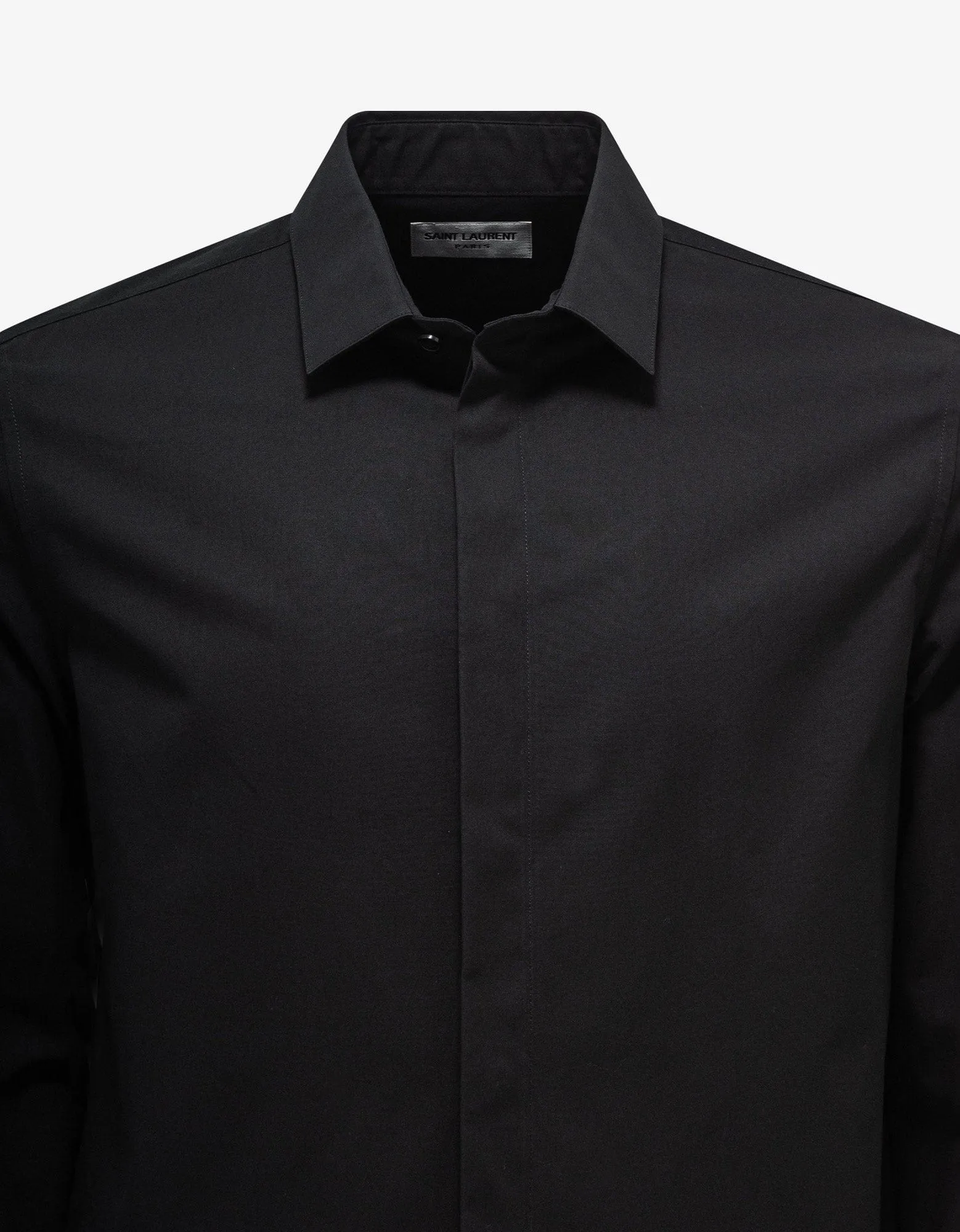 Saint Laurent Black Slim Shirt sold by Zoo Fashions product image thumbnail 5