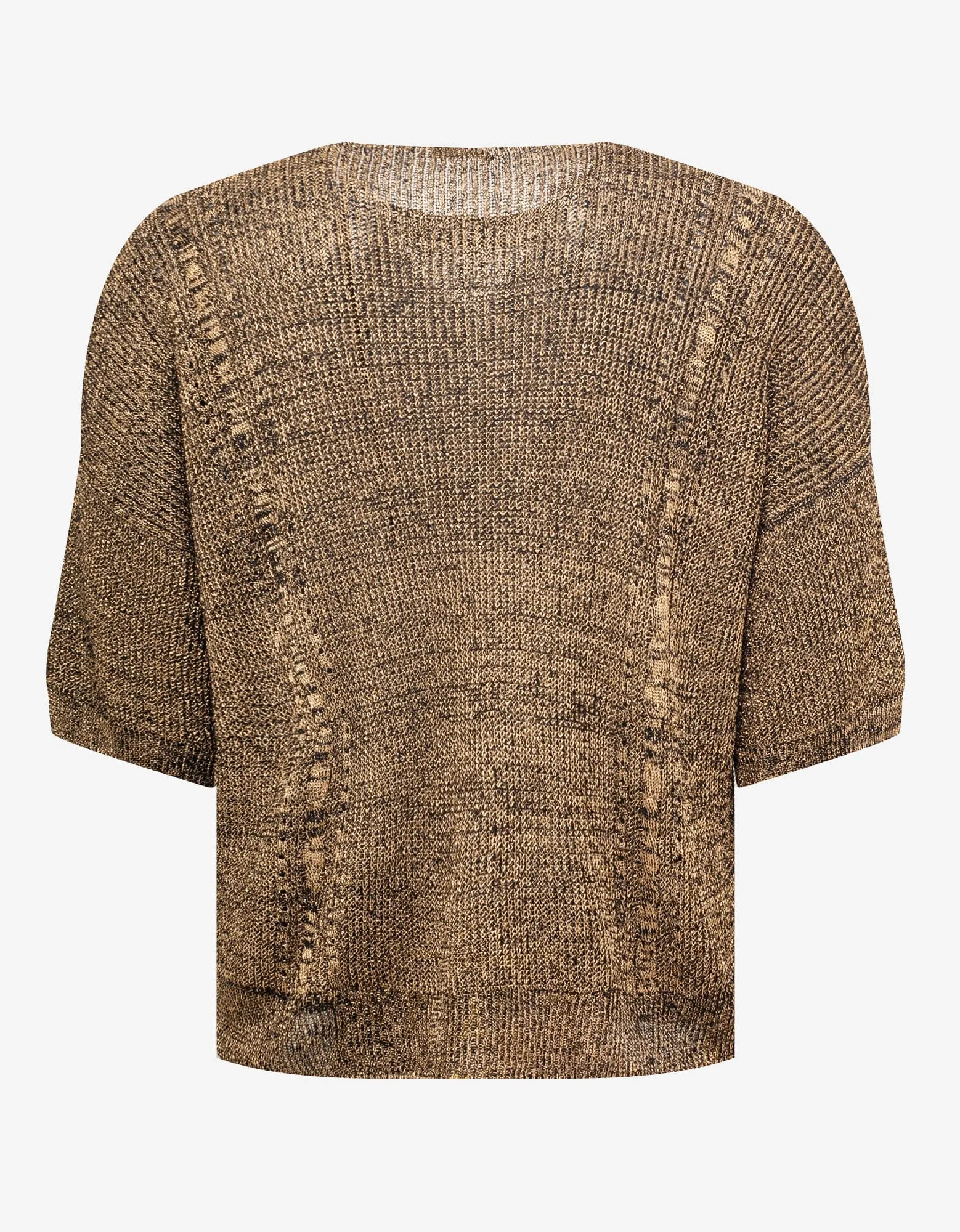 Saint Laurent Gold Knitted T-Shirt sold by Zoo Fashions product image thumbnail 2