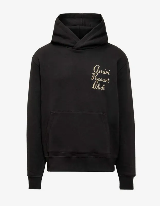 Amiri Black Twisted Palms Hoodie sold by Zoo Fashions