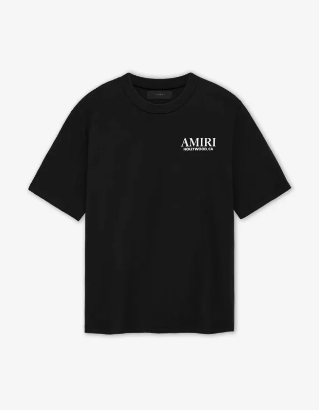 Amiri Black Bones Stacked T-Shirt sold by Zoo Fashions