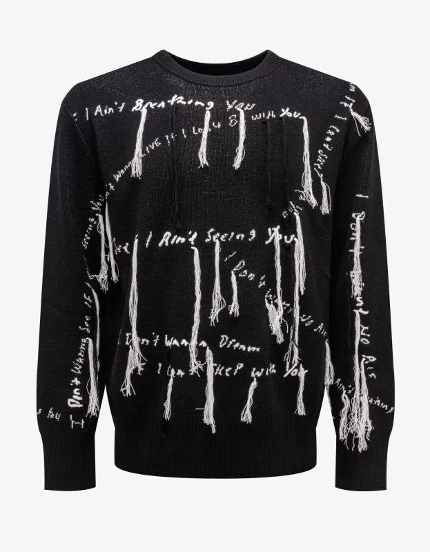 Nahmias KTB Black Lyric Sweater made by Nahmias
