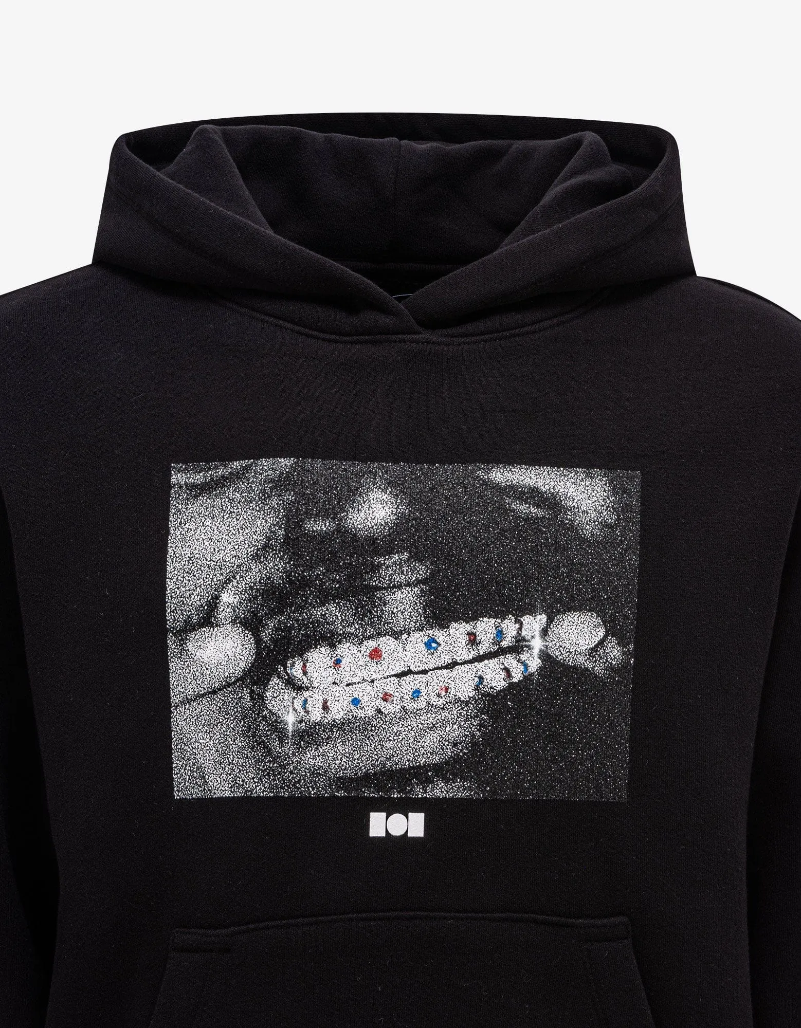 Nahmias KTB Black Grillz Print Hoodie sold by Zoo Fashions product image thumbnail 4