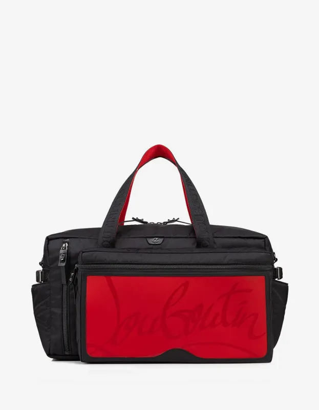 Christian Louboutin Loubideal Black Sneaker Sole Sports Bag sold by Zoo Fashions
