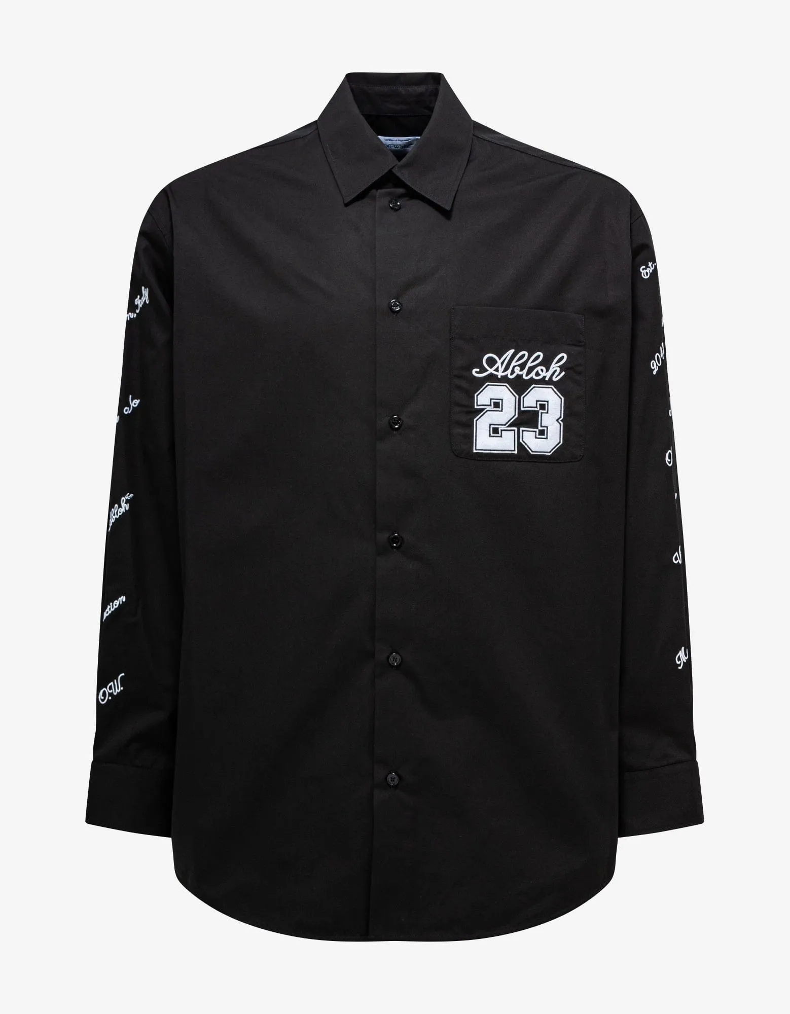 Off-White Black OW 23 Overshirt sold by Zoo Fashions