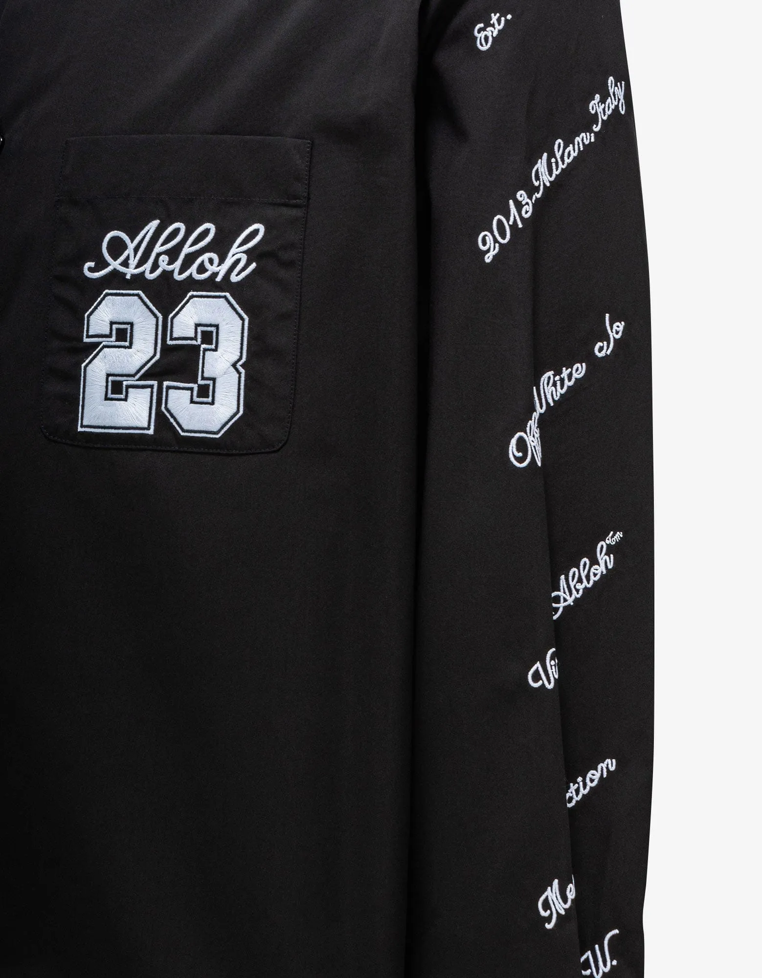 Off-White Black OW 23 Overshirt sold by Zoo Fashions product image thumbnail 5