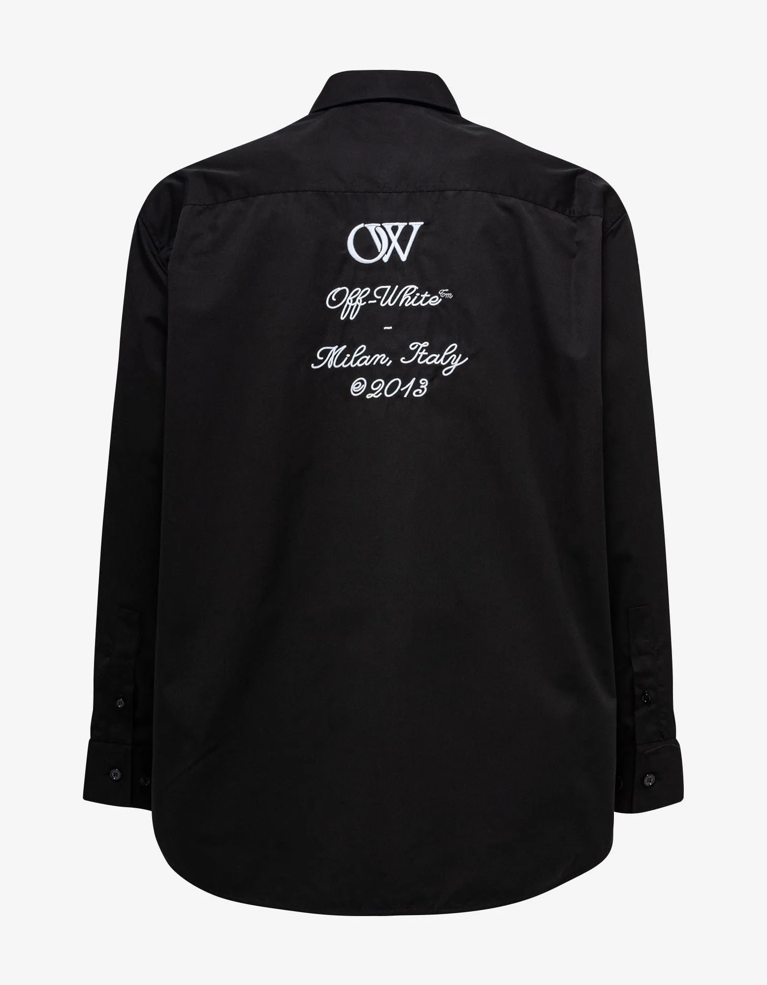 Off-White Black OW 23 Overshirt sold by Zoo Fashions product image thumbnail 2