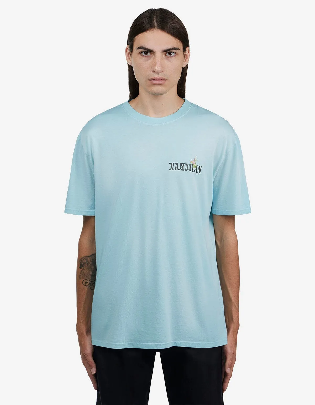 Nahmias Blue Hummingbird Print T-Shirt sold by Zoo Fashions