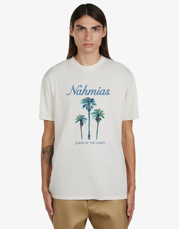Nahmias Palm Tree Coast Print T-Shirt made by Zoo Fashions