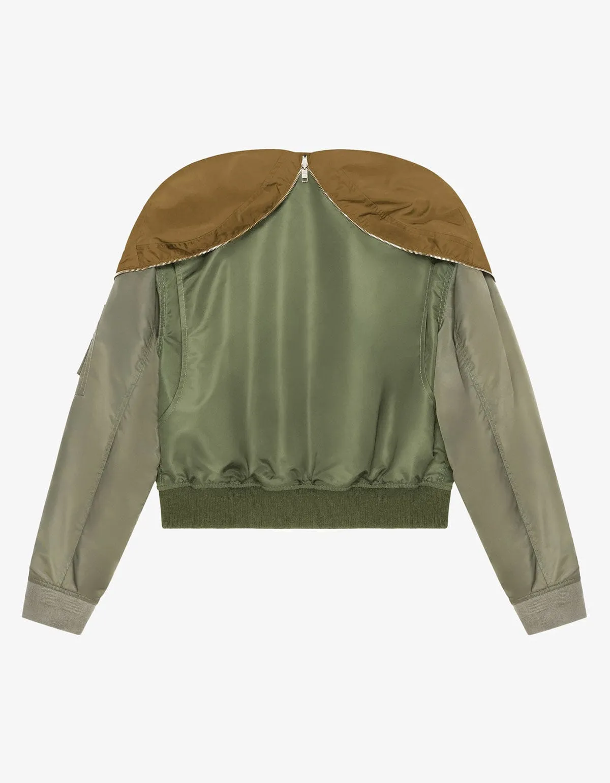 Givenchy Green Hooded Bomber Jacket sold by Zoo Fashions product image thumbnail 4