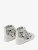 Christian Louboutin Louis Orlato Flat Gravity White High Top Trainers - sold by Zoo Fashions