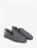 Christian Louboutin Espadon CL Jacquard Grey Espadrilles - sold by Zoo Fashions