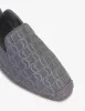 Christian Louboutin Espadon CL Jacquard Grey Espadrilles - sold by Zoo Fashions
