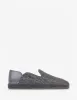 Christian Louboutin Espadon CL Jacquard Grey Espadrilles - sold by Zoo Fashions