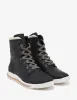 Rick Owens Lace Up Dirt Grafton Black Boots sold by Zoo Fashions