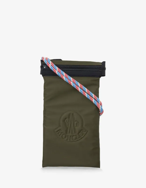 Moncler Military Green Nylon Phone Case sold by Zoo Fashions