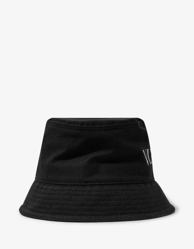 Valentino Black VLTN Bucket Hat sold by Zoo Fashions