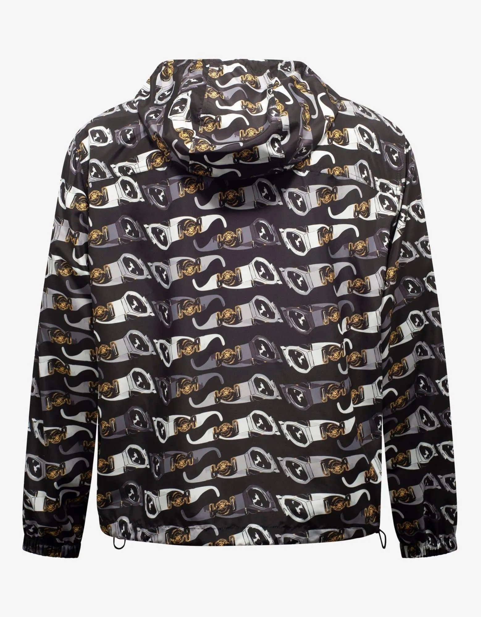 Versace Black Biggie Sunglasses Print Windbreaker sold by Zoo Fashions product image thumbnail 2
