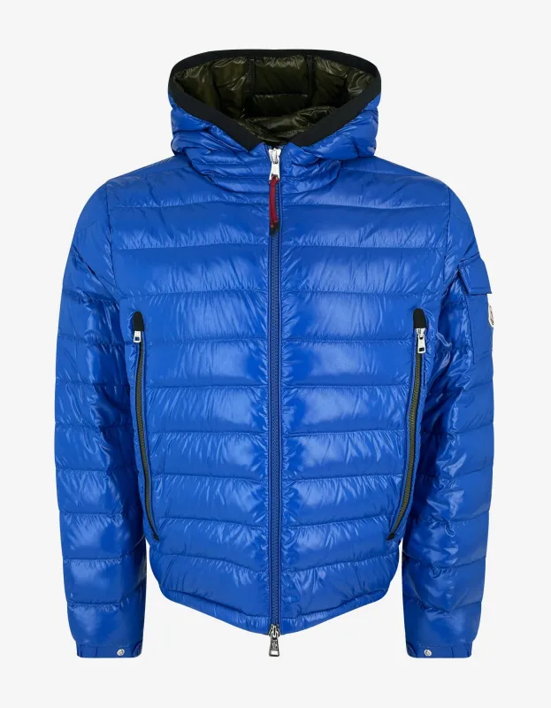 Moncler Galion Blue Down Jacket sold by Zoo Fashions