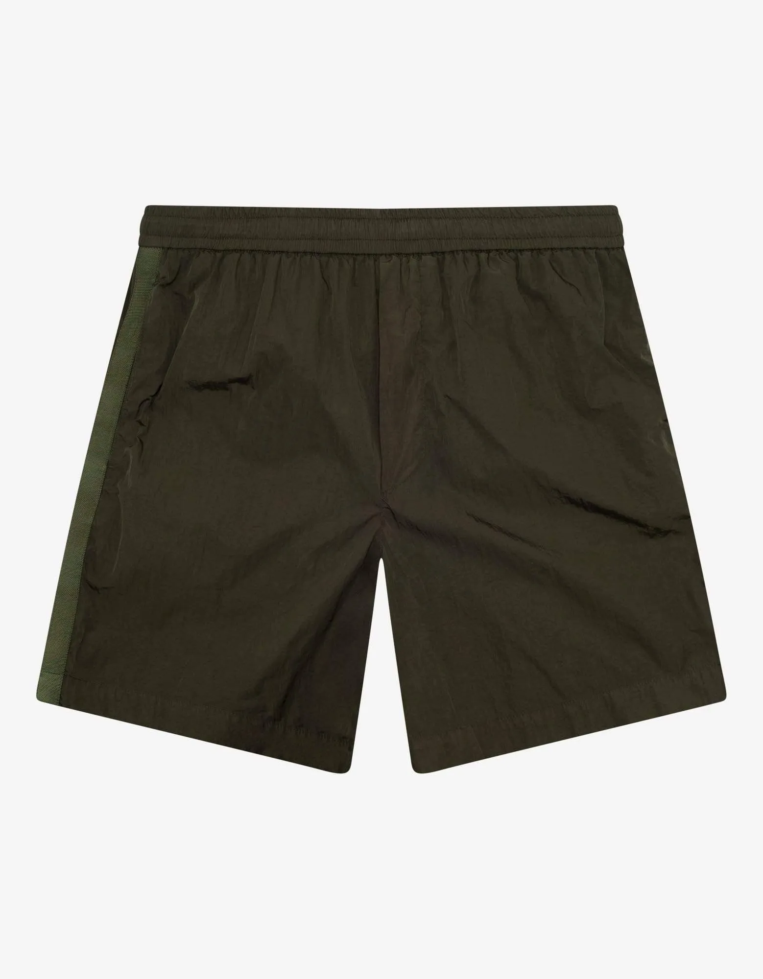 Moncler Khaki Bermuda Swim Shorts sold by Zoo Fashions