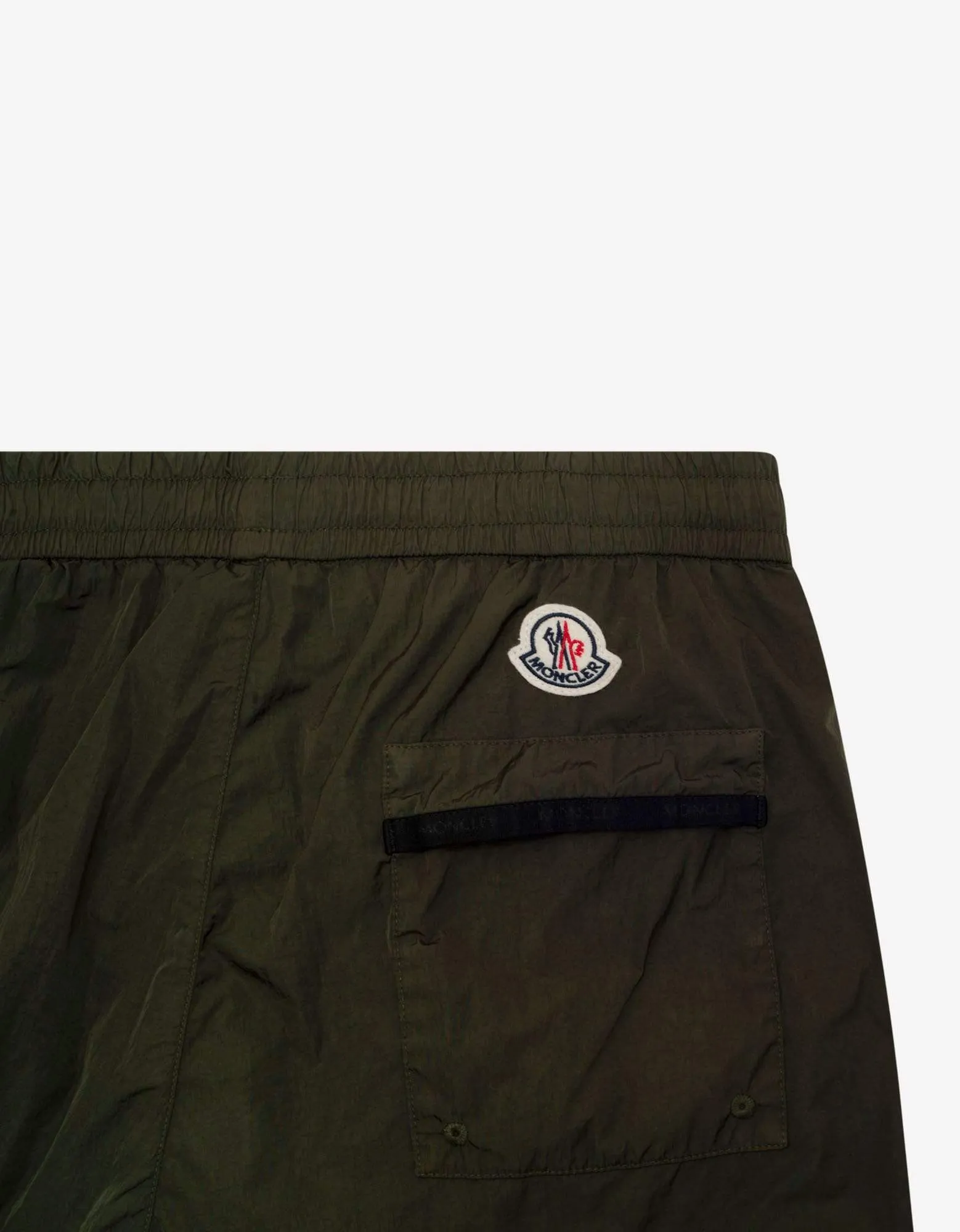 Moncler Khaki Bermuda Swim Shorts sold by Zoo Fashions product image thumbnail 4