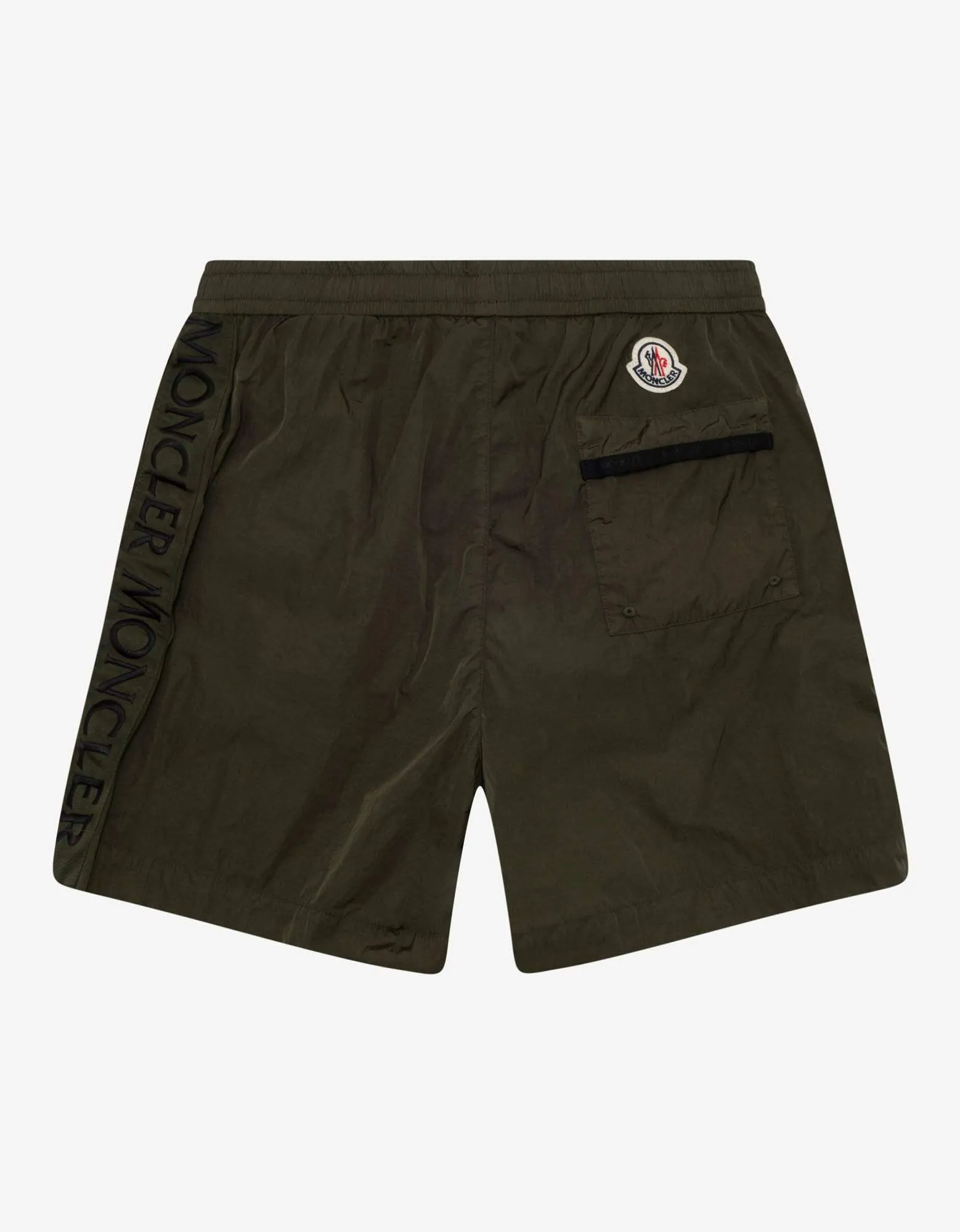 Moncler Khaki Bermuda Swim Shorts sold by Zoo Fashions product image thumbnail 2
