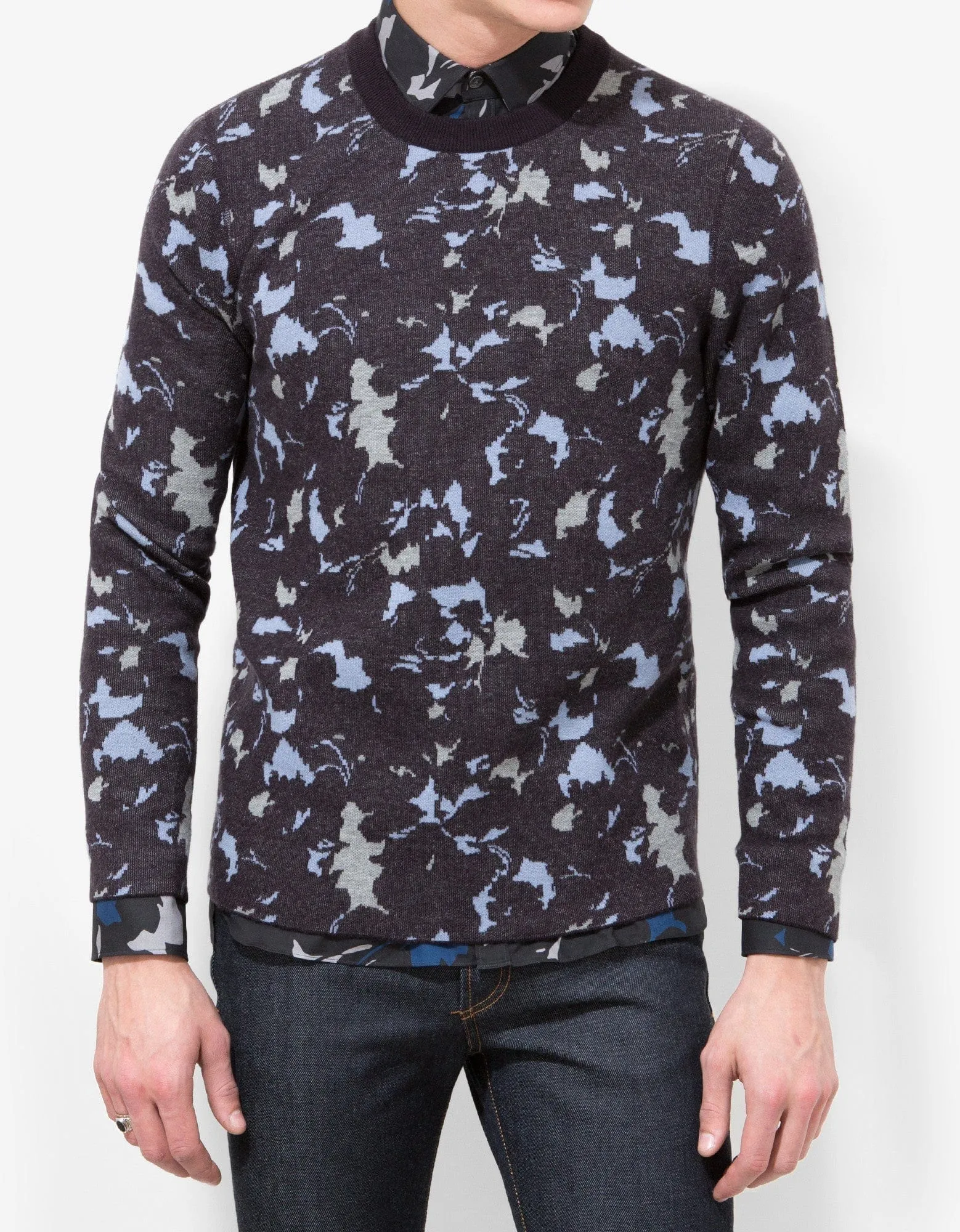Lanvin Abstract Floral Wool Sweater sold by Zoo Fashions product image thumbnail 2