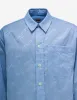 Kenzo by Verdy Blue All-Over Logo Overshirt sold by Zoo Fashions