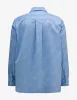 Kenzo by Verdy Blue All-Over Logo Overshirt sold by Zoo Fashions