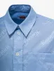 Kenzo by Verdy Blue All-Over Logo Overshirt sold by Zoo Fashions