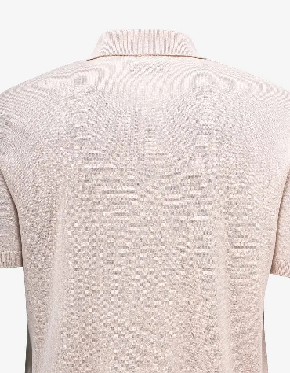 Amiri Beige Aloha Silk Polo T-Shirt sold by Zoo Fashions product image thumbnail 4