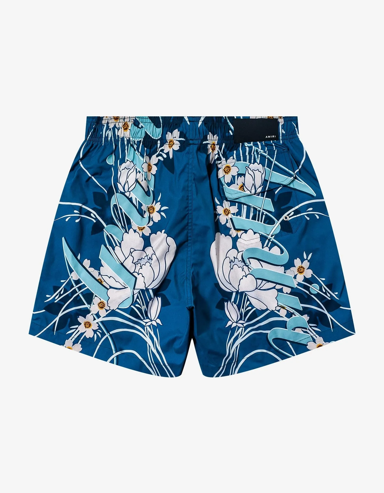 Amiri Blue Floral Amiri Swim Shorts sold by Zoo Fashions product image thumbnail 2