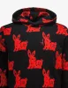 Amiri Black Rabbit Allover Hoodie sold by Zoo Fashions