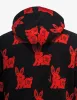 Amiri Black Rabbit Allover Hoodie sold by Zoo Fashions