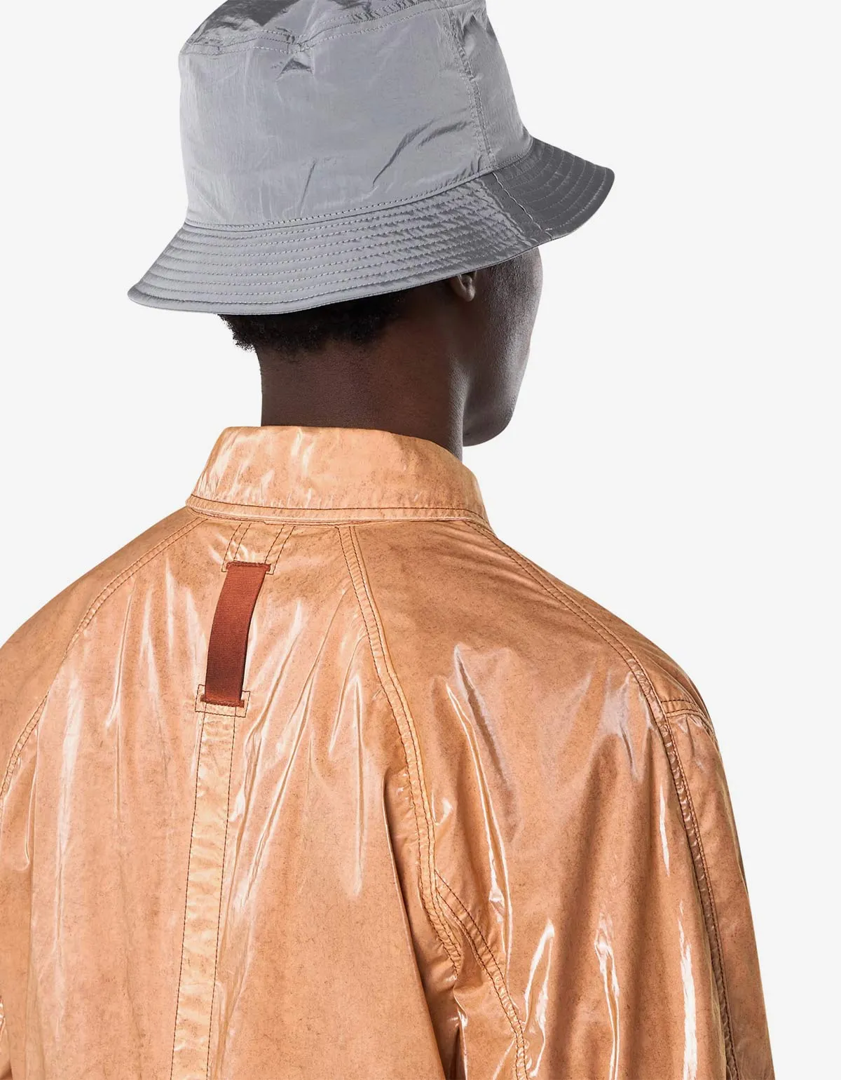 Stone Island Mussola Prismatica ‘Pietra’ Brown Coach Jacket sold by Zoo Fashions product image thumbnail 5