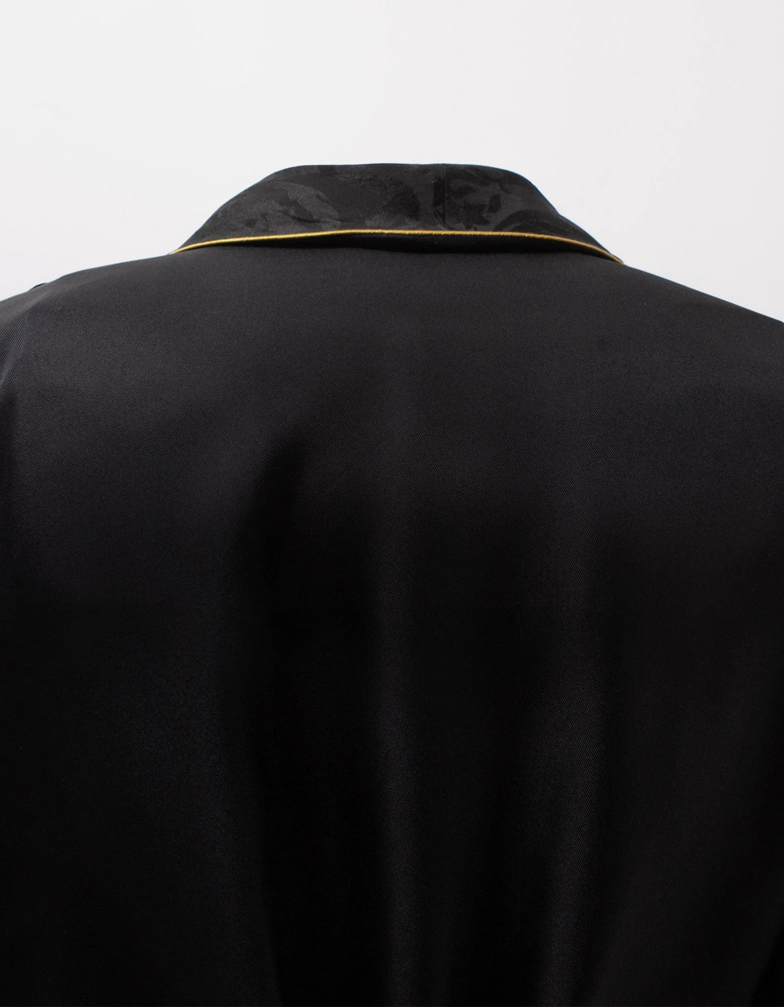 Versace Black Silk Dressing Gown sold by Zoo Fashions product image thumbnail 3