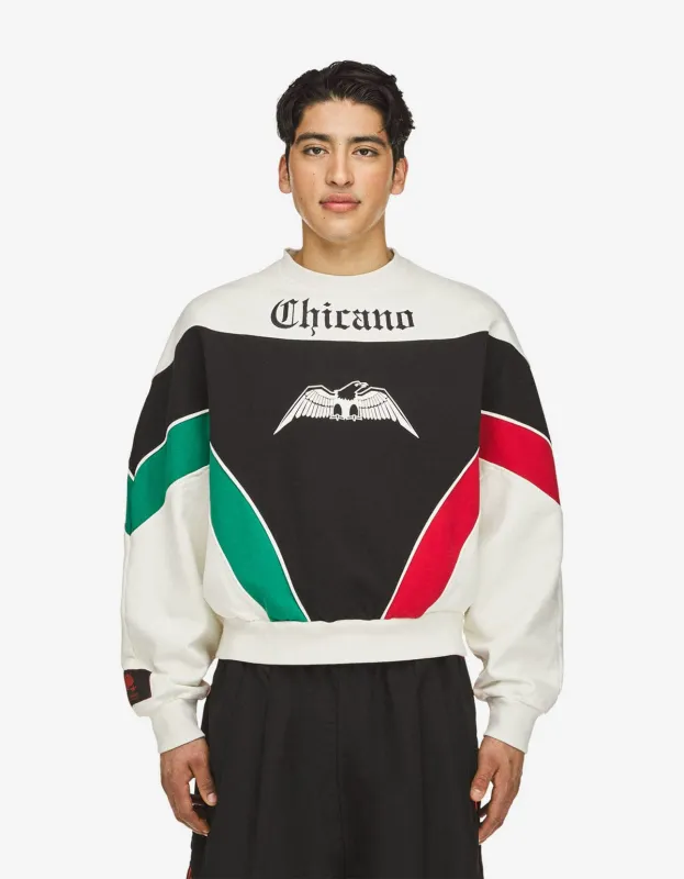 Willy Chavarria x Adidas White Chicano Sweatshirt sold by Zoo Fashions
