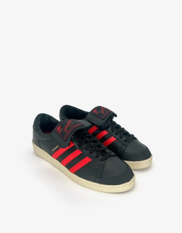 Willy Chavarria x Adidas Black Jabbar Low Trainers sold by Zoo Fashions