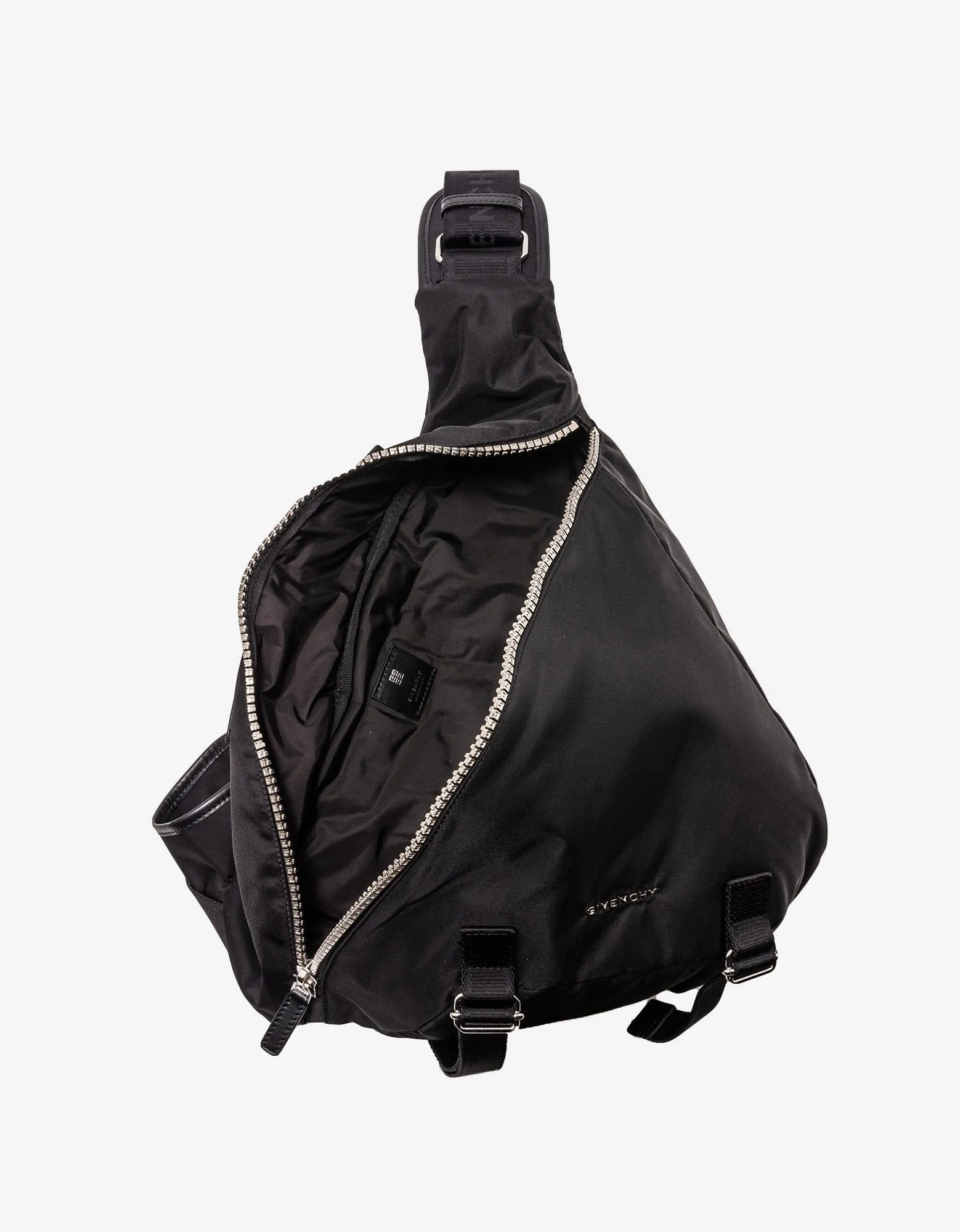 Givenchy Black Medium G-Zip Triangle Bag sold by Zoo Fashions product image thumbnail 5