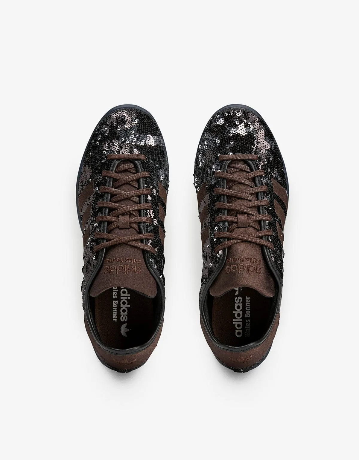 Wales Bonner x Adidas Brown Karintha Sequin Trainers sold by Zoo Fashions product image thumbnail 4