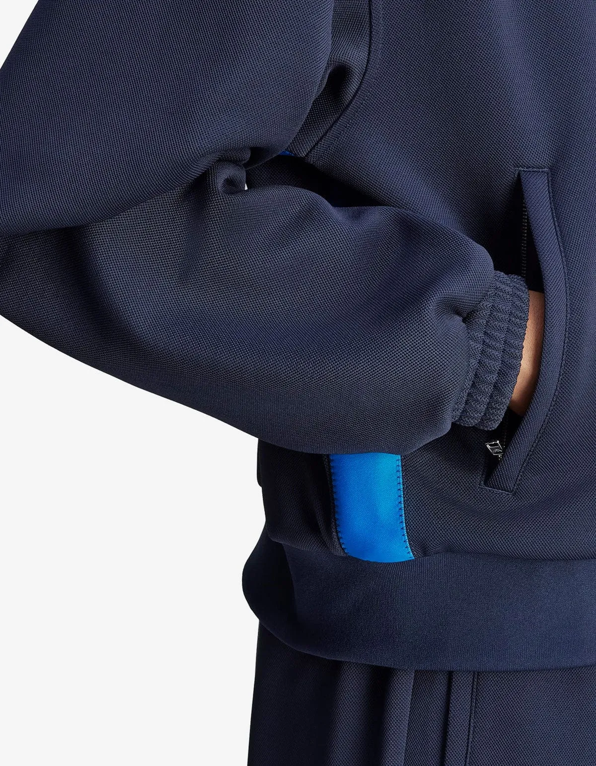 Wales Bonner x Adidas Blue Pique Track Jacket sold by Zoo Fashions product image thumbnail 4