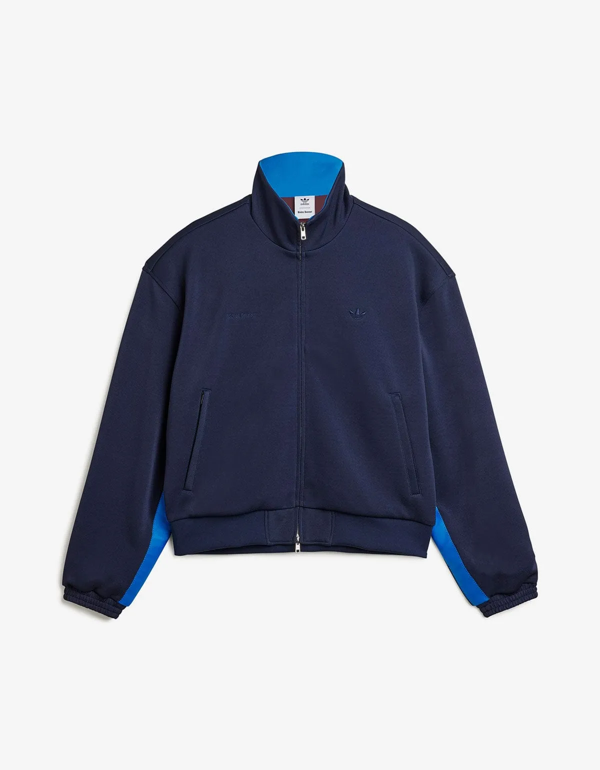 Wales Bonner x Adidas Blue Pique Track Jacket sold by Zoo Fashions