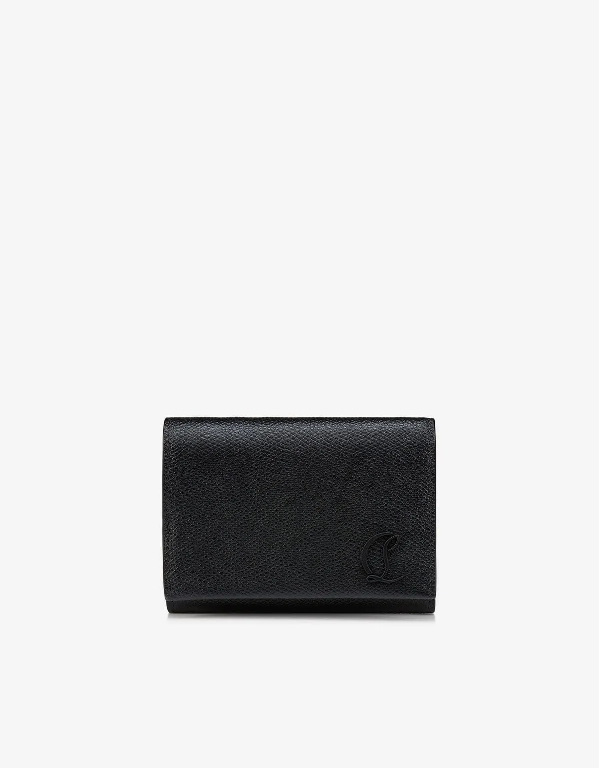 Christian Louboutin Mooncrest Black Compact Wallet sold by Zoo Fashions