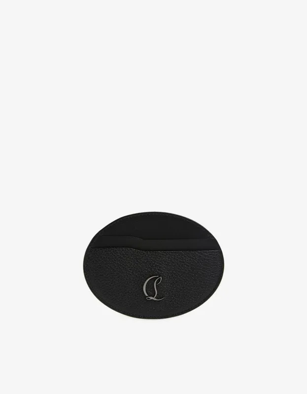 Christian Louboutin Mooncrest Galet Black Card Holder sold by Zoo Fashions