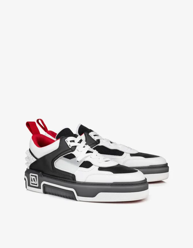 Christian Louboutin Astroloubi Black & White Trainers sold by Zoo Fashions